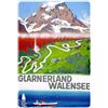 Schatzmix Blechschild Glarnerland Walensee Metallschild 20x30 cm Wanddeko Tin Sign Targa di Metallo da Parete, Lamiera, Multicolore