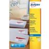AVERY Etichette bianche per buste AVERY QuickDRY™ 63,5x38,1 mm - 21 et/foglio - stampanti inkjet - cf. 25 fogli J8160-25