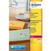 AVERY Etichette poliestere trasparenti lucide AVERY QuickPEEL™ 63,5x38,1 mm - 21 et/foglio - laser conf. 25 ff L7560-25