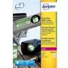 AVERY Etichette permanenti poliestere bianche Avery 63,5x38,1 mm - 21 et/foglio - stampanti laser - cf. 20 fogli L7060-20