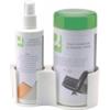 Q-CONNECT Contenitore per detergenti lavagna Q-Connect include 100 salviette e un detergente liquido da 250 ml - KF00291A