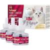 Felisept Home Comfort Ricarica 3x45 ml - Con erba gatta naturale senza feromoni gatto - Riduce Il Comportamento Indesiderato, Lo Stress E L'Irrequietezza In Casa - Tranquillanti gatto