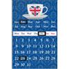 PREMIER Housewares 2800638 Calendario Magnetico I Love UK, Blu/Beige