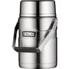 Thermos STAINLESS KING FOOD JAR - Contenitore termico in acciaio INOX con inserti e manici, 12 h caldo/24 h freddo, per pasta, zuppa, cereali, contenitore termico per cibo grande