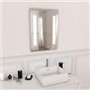 Aurlane MIR011 - Specchio da bagno, multicolore, unico
