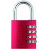 ABUS Lucchetto a combinazione in alluminio da 40 mm, rosso, confezione blister