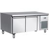 FORCAR Banco Refrigerato Gastronomia a 2 Porte - Altezza Cm 65 - Capacità lt 170 - Temp -2° +8°C