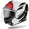 AIROH Casco Modulare Airoh Rev 19 Leaden rosso