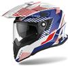 AIROH Casco Airoh ON-OFF Commander Boost bianco blu