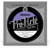 D'Addario SNX-3B Pro-Arte - Corde avvolte in rame placcato argento con anima in nylon per chitarra classica, metà muta, tensione extra alta