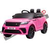 Land Rover Auto Elettrica Macchina per Bambini Land Rover Range Rover Velar 12V - Rosa