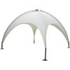 PiuShopping GAZEBO 3,5x3,5x2,7 BIANCO PER GIARDINO TOP IN POLIESTERE STRUTTURA IN ALLUMINIO