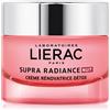 Lierac Supra Radiance Crema Viso Detox Antietà Rinnovatrice Notte 50 Ml