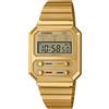 Casio Vintage Orologio Casio vintage A100WEG-9AEF dorato giallo