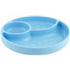 CHICCO (ARTSANA SpA) Piatto in Silicone con Ventosa Blu Chicco
