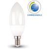 V-TAC LAMP. LED E14 5,5W BIANCO NATURALE A CANDELA CHIP SAMSUNG DIMMERABILE VT-293D-LED20186