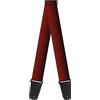 buckle-down tracolla per chitarra 34-60 Vertical Stripes Transition Black/Red
