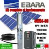 EBARA Pompa sommersa EBARA Solare + Kit solare Pannello Inverter Control HP1 HP1,5 HP2