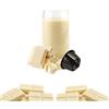 Kickkick Cioccolata Bianca Compatibili Nescafe Dolce Gusto in Cialde - 16 Capsule