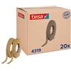 Tesa 4319 hochg ekrepptes nastro adesivo in carta per imbianchini e imballaggio iniettabili, 50 m x 15 mm, 20 pezzi, 04319 - 00005 - 00
