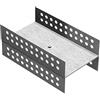 LUX ELEMENTS LMONZ1113 MONT-H 80 - Collegamento di due pannelli da costruzione da 80 mm, colore: Argento