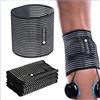 TENSPAD SILVER Set di 4 cinghie elastiche con velcro per contenere elettrodi