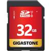 Gigastone Scheda di Memoria SDHC da 32 GB, Velocità di Lettura Fino a 80 MB/sec, Classe 10 U1 UHS-I, Specialmente per Fotocamere Videocamera Telecamera PC