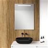 Specchio da bagno quadrato con luce frontale Svizzera 70x80 - LEDIMEX