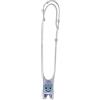 Moses Lese Buddy - Lampada da lettura per bambini | Lampada da lettura multifunzione in argento con glitter | Torcia da appendere