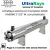 UltraRays UV Completo 220W 1-1/2 M AISI 304 con Piede