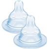 MAM Istruzioni in Lingua Straniera - Mam Skinsofttm - Tettarella in Silicone Ultra Morbida, per Bambini a Partire da 0 Mesi, Colore Bianco, N. 0 Flusso Molto Lento, 2 Pezzi