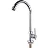 Qanye Rubinetti per Lavelli da Cucina, 360 ° Rubinetto Lavabo, Rubinetto Monocomando, Rubinetto per Cucina, Rubinetto in Acciaio Inox, per Lavelli da Cucina (Senza Acqua Calda)