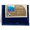 Nuit des Vosges 2100020 Cotoval Federa Cotone in Tinta Unita Blu Oltremare 65 x 65 cm