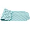 Tatkraft Secure - Tappetino Bagno Antiscivolo - qualità Italiana - 40x103cm - Lavabile in Lavatrice - Antimuffa - Senza BPA - Tappeto Vasca o Doccia in Gomma Naturale - Sicurezza in Vasca - Blu