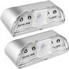 SENHAI 2 Pack Luci Keyhole, SENHAI Luci Notturne PIR infrarosso Senza Fili Serratura di Portello della Lampada, Auto Sensore Rilevatore di Movimento, 4 Lampadina LED