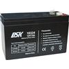 DSK 10324 - Batteria al piombo AGM ricaricabile sigillata 12V 7Ah. Batteria ideale per allarmi domestici e industriali, giocattoli elettrici per bambini,