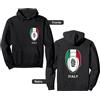 Magliette per tifosi di rugby dell'Itali Tifosi italiani maglia unione kit regalo Italia rugby fan Felpa con Cappuccio