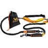 Barkswell Guinzaglio Mani Libere per Cani - Da Corsa, Cintura Dog Trekking/Jogging, Canicross Fino a 60 Kg