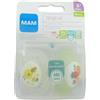 MAM Istruzioni in Lingua Straniera - Skinsofttm - Ciuccio Originale S165 con Tettarella in Silicone Ultra Morbido, per Neonati di 6 + Mesi, Neutro (2 Pezzi) con Scatola auto Sterilizzante
