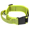 Julius-K9 Collare Color & Gray con Manico richiudibile, Chiusura di Sicurezza ed Adesivi intercambiabili, 50 mm (49-70 cm), Neon-Grigio