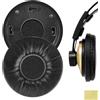 Geekria QuickFit - Cuscinetti auricolari di ricambio per cuffie AKG K121, K121S, K141 MK II, K142 HD, parti di riparazione con guida video (nero)