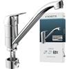 SCHÜTTE MB35210 LUCA Rubinetto Sfoderabile da Cucina Rubinetto Miscelatore Miscelatore Miscelatore da Lavabo Montaggio Sotto Finestra Rubinetto Da Cucina Anteriore per Lavabo Finestra Tubi Flessibile