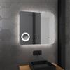 Aurlane Specchio da bagno LED autoilluminante 80 x 70 x 4 cm - Atmosphere Plus