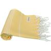 Bersuse 100% Cotone - Anatolia - Asciugamano Turco Telo Mare - Giallo