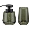 sealskin Mood Set di Accessori da Bagno, Verde, 2-Teilig