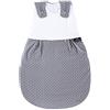 Träumeland, sacco nanna per bambini Liebmich, con motivo a pois, di colore grigio multicolore 50/56