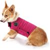 Mint Cappotto per alleviare l'ansia del cane, giacca leggera avvolgente per animali domestici ansiosi, mantiene il comfort calmante (rosso rosa, M)