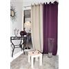 Stof LOVELY CASA R69449066 Night - Tenda Oscurante con Occhielli, in Poliestere, 135 x 260 cm, Macaron