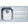 Franke Lavello da Cucina 1 Vasca a Sinistra ad Incasso 86X50 cm Acciaio Inox Modello Radar 101.0053.241 Franke