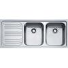 Franke Lavello da Cucina 2 Vasche a Destra ad Incasso 116X50 cm Acciaio Inox Modello Radar 101.0053.247 Franke